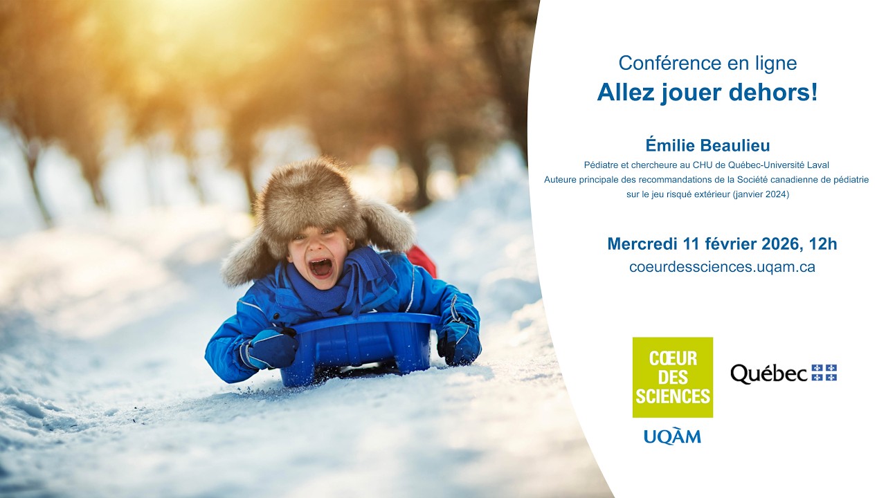 Conférence - Allez jouer dehors! - Mercredi 11 février 2026