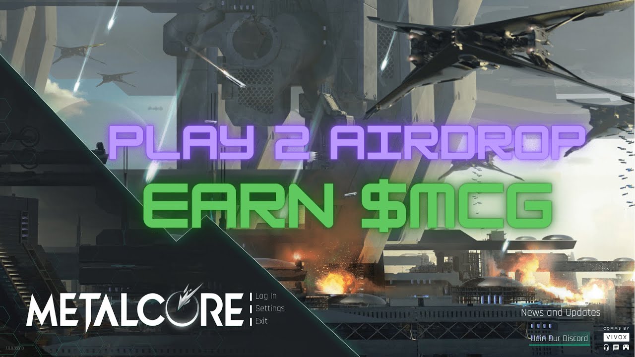 Metalcore Play2Airdrop - Earn MCG by Piloting giant Mechs