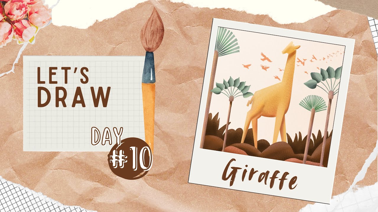 Let’s Draw #giraffe