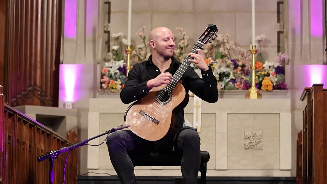 John Marcel Williams performs for the Philadelphia Classical Guitar Society