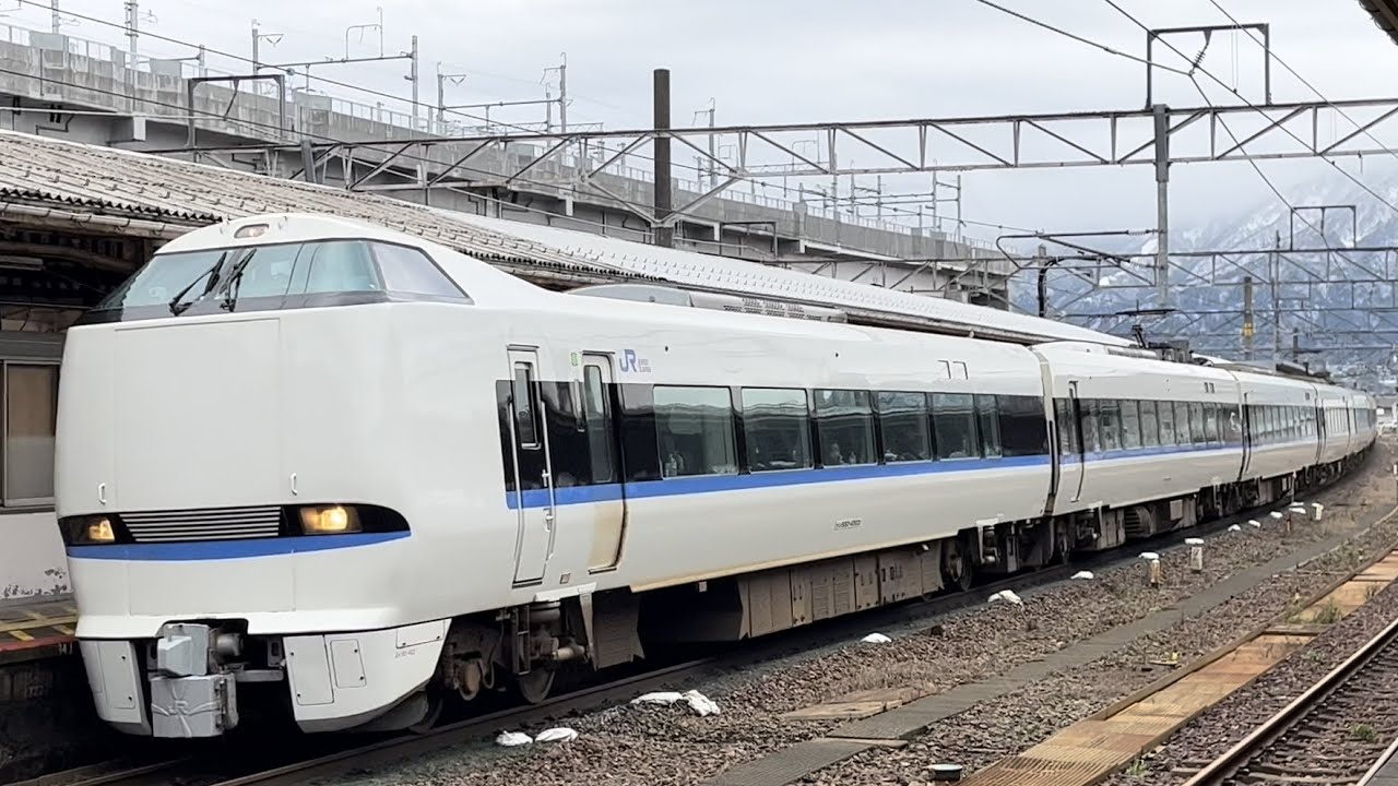 683系4000番台「サンダーバード」発着シーン集 三菱IGBT-VVVF