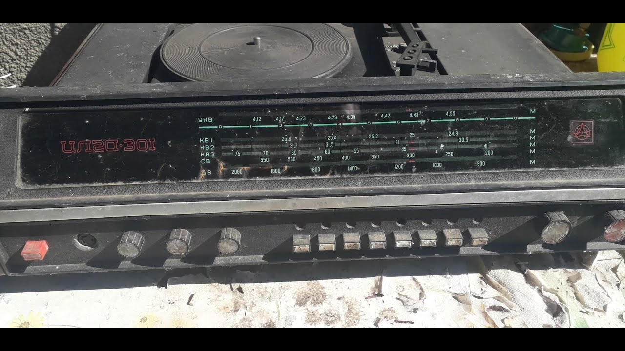 Проигрыватель  Илга-301 разбор на наличие позолоты