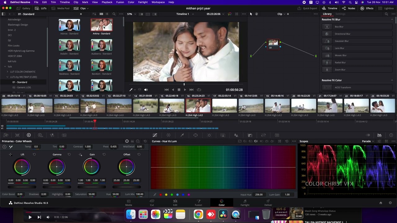 DaVinci Resolve ll WESTAN Traditional PRE WEDDING EDIT ll COLOR GRADING ll TUTORIAL ll 2024