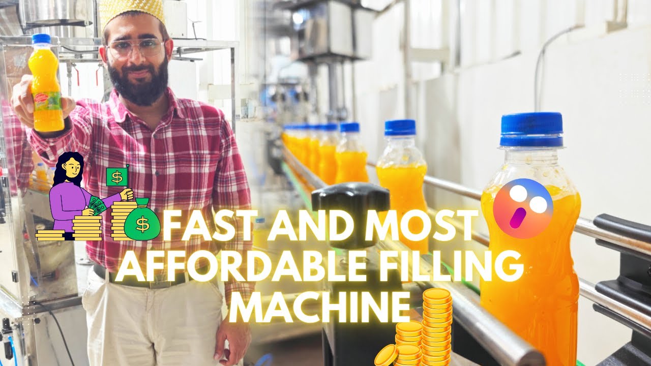 AUTOMATIC FILLING MACHINE FOR JUICE AND FILTERED WATER | Affordable liquid filling machine #ekta