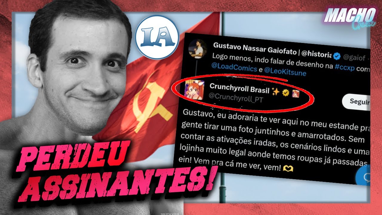 CRUNCHYROLL TIETA C0MUN1XT@ NA CCXP (E SE DÁ MUITO MAL!!!)