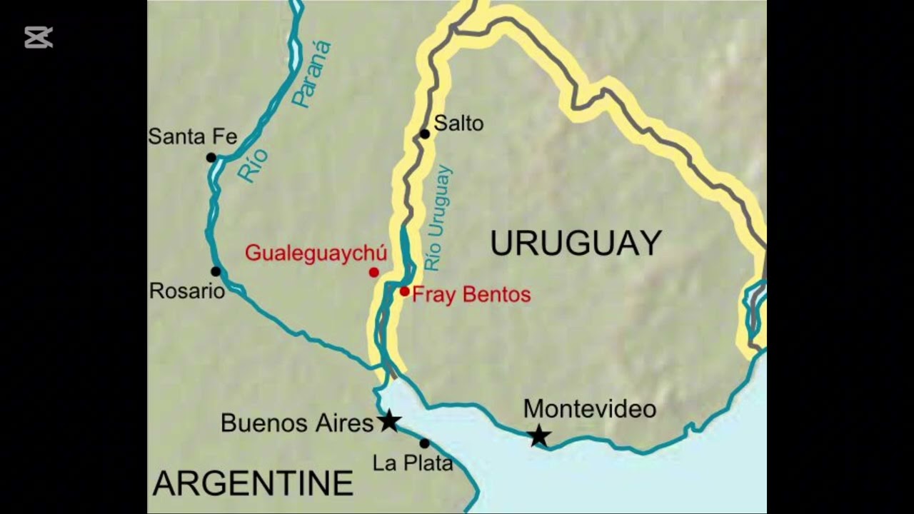 Controversia entre Argentina y Uruguay: plantas de celulosa en el río Uruguay.