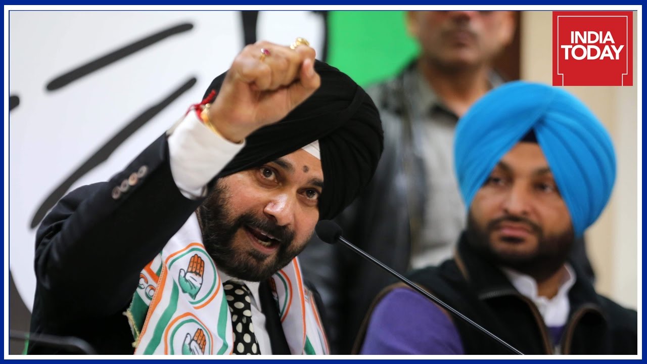 Navjot Singh Sidhu Exclusive Press Conference After Joining Congress