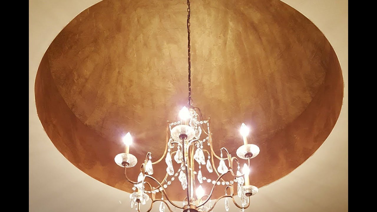Metalic Bronze Faux Finish DOME Ceiling