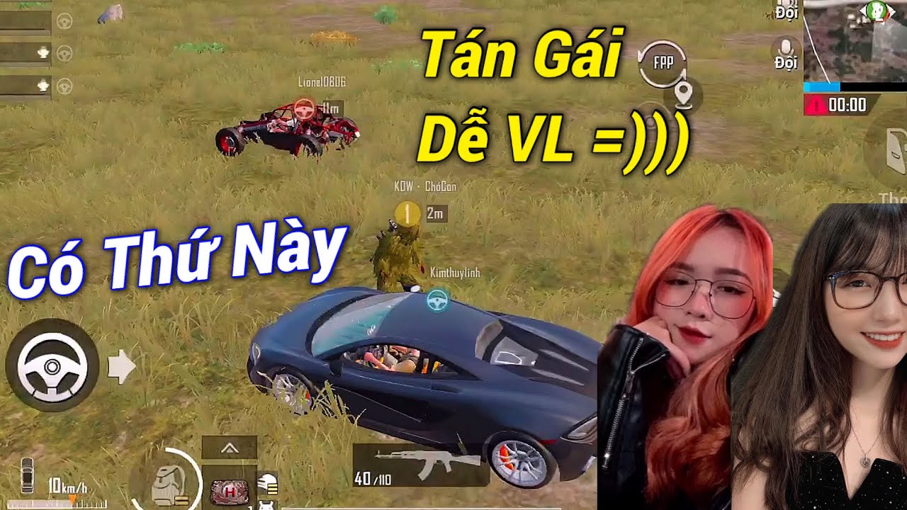 PUBG Mobile | Từ Khi Có Siêu Xe McLaren Công Việc Đi Tán Gái Quá Dễ =)))