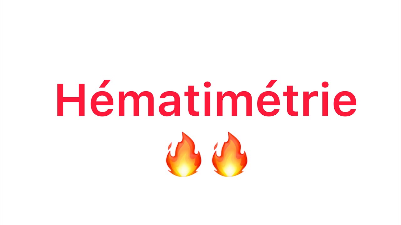 📍Hématimétrie ( Hemogramme, frottis sanguin)🔥 | Khadidja ferdj