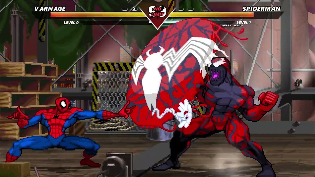 VARNAGE VS SPIDERMAN | MARVEL VS CAPCOM MUGEN