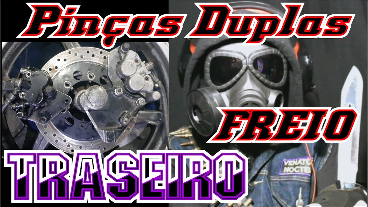 2 Pinças na Roda Traseira (Pinça dupla no Disco de Freio Adaptação) MMG - Mecânica 21