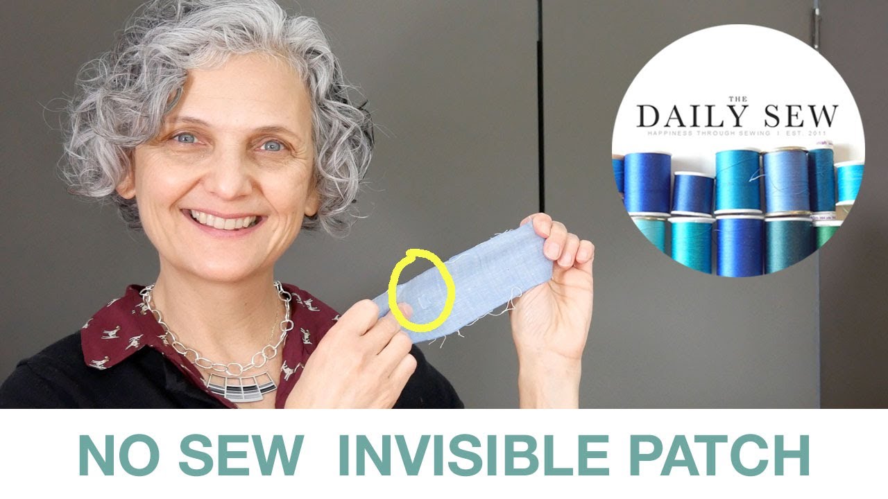Как незаметно заделать дырку в одежде | The Daily Sew