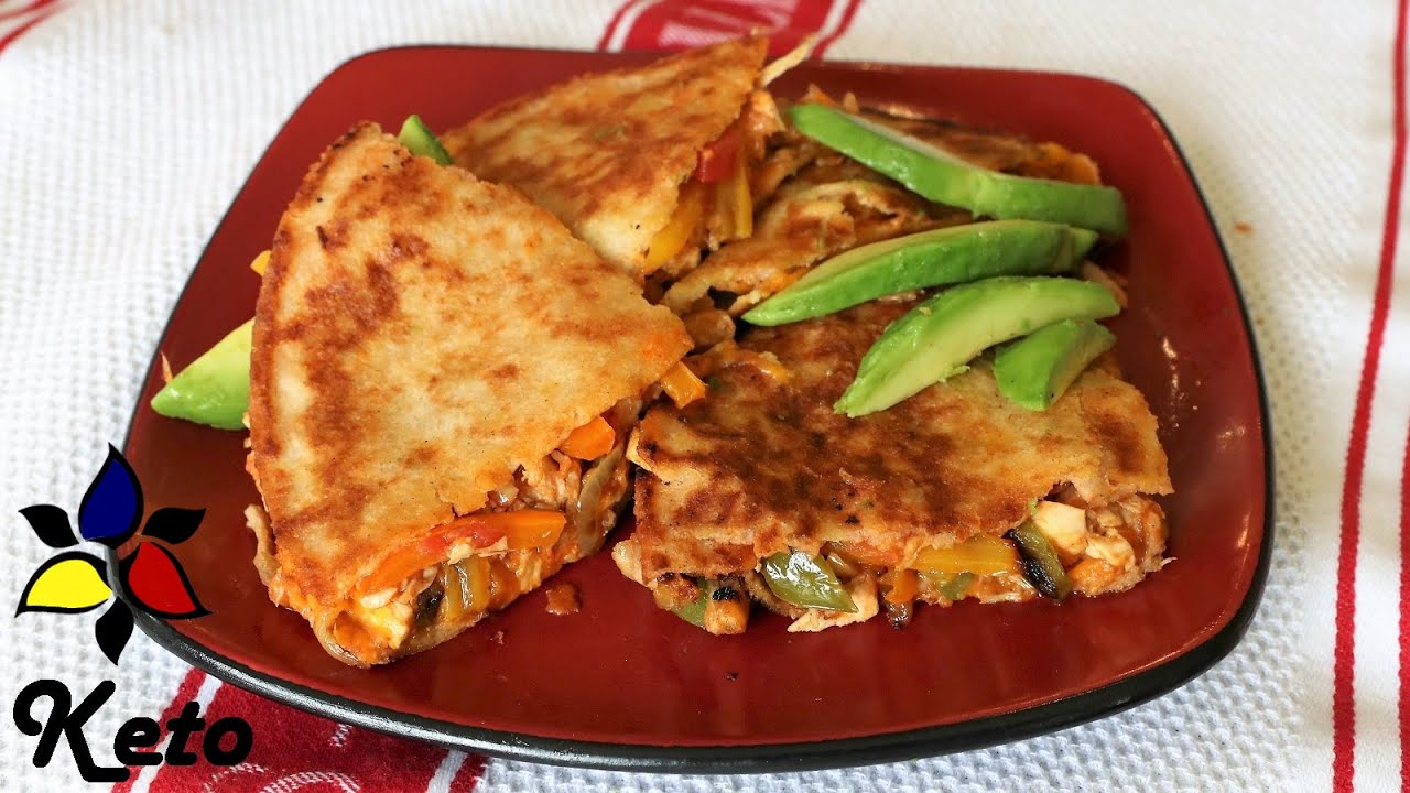 Keto Chicken Quesadillas – Gluten Free Recipe | Keto Recipe