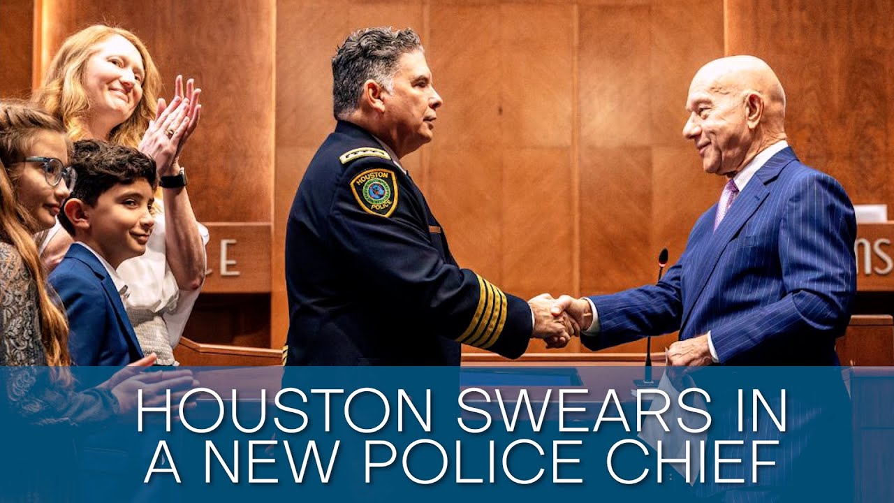 New Chief of Police Noe Diaz Sworn In | Houston Police