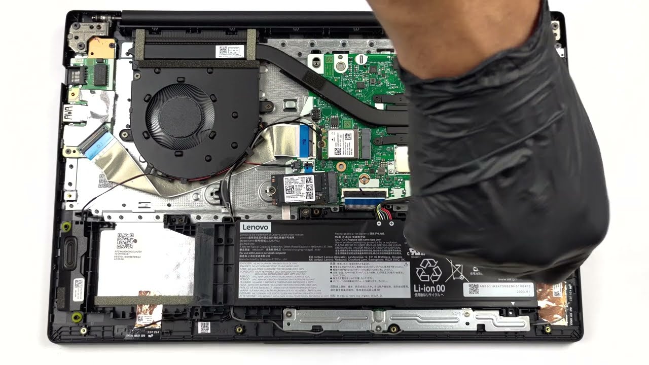 🛠️ Как открыть Lenovo V15 Gen 4 — варианты разборки и модернизации
