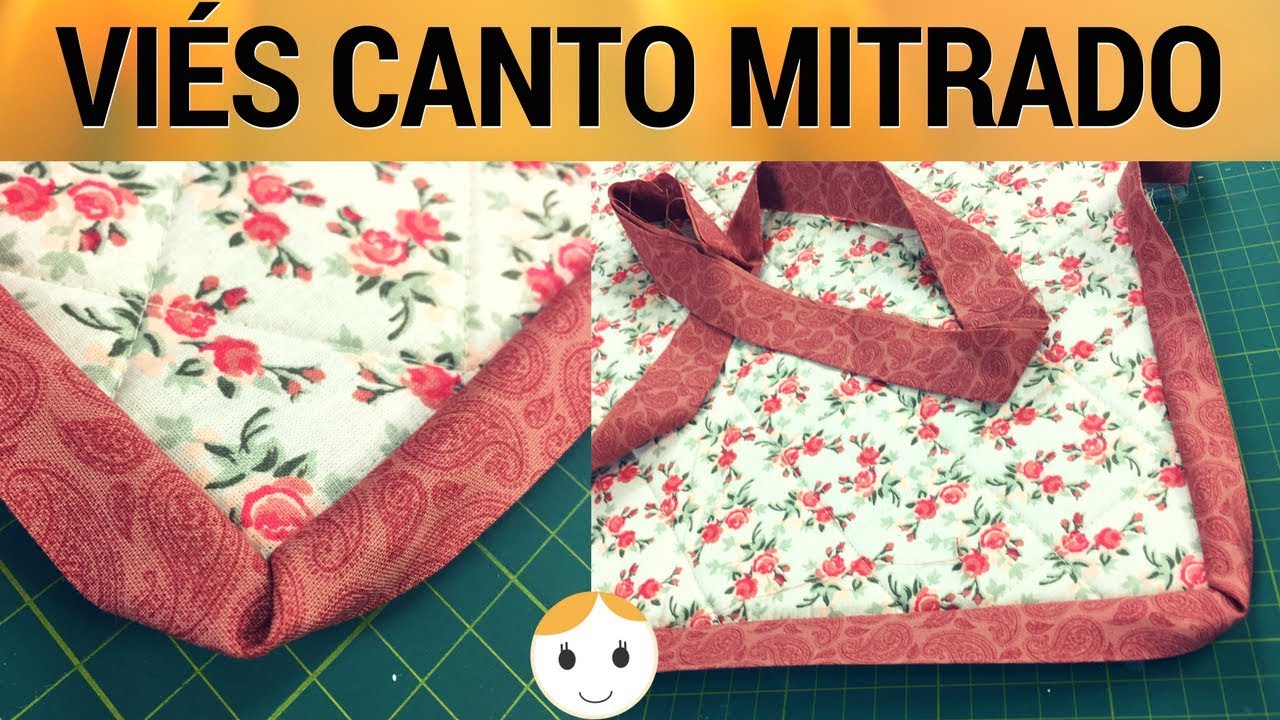 CANTINHO DO VIÉS, CANTO MITRADO | COSTURA INICIANTE | DRICA TV