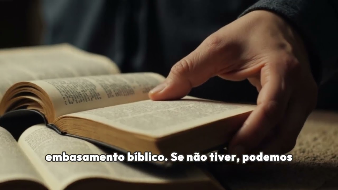 Nem tudo que parece bíblico vem de Deus