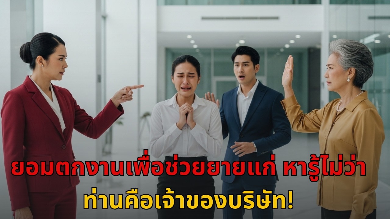 ยอมตกงานเพื่อช่วยยายแก่ หารู้ไม่ว่าท่านคือเจ้าของบริษัท!