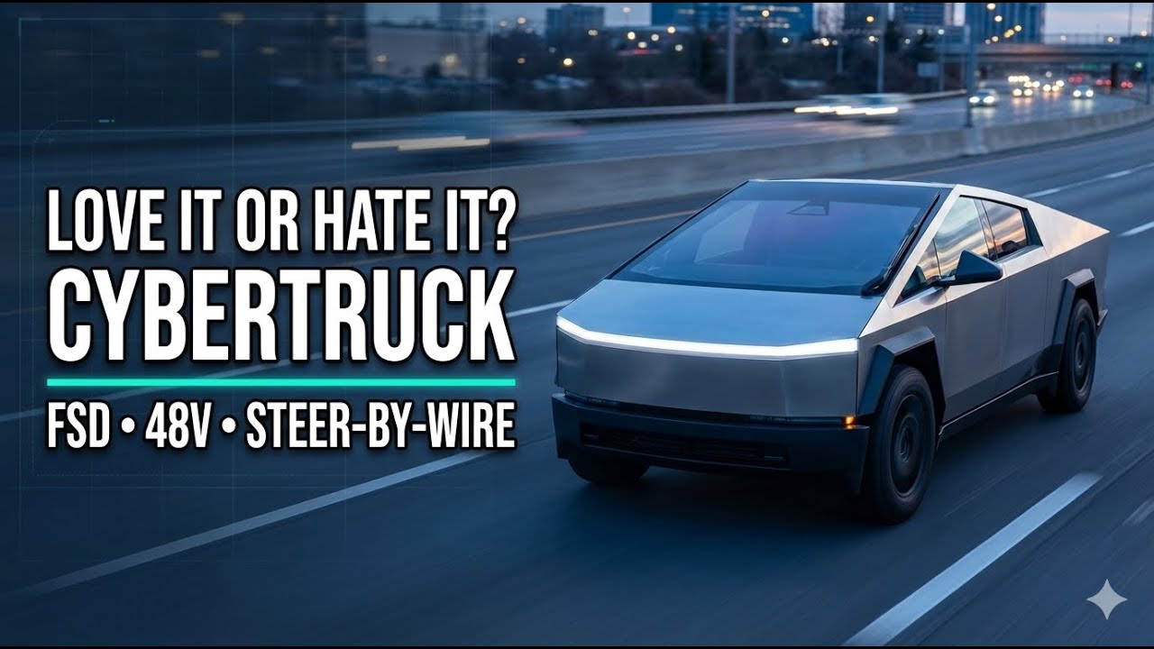 2025 Tesla Cybertruck | FSD, 48V System & Steer-by-Wire Explained