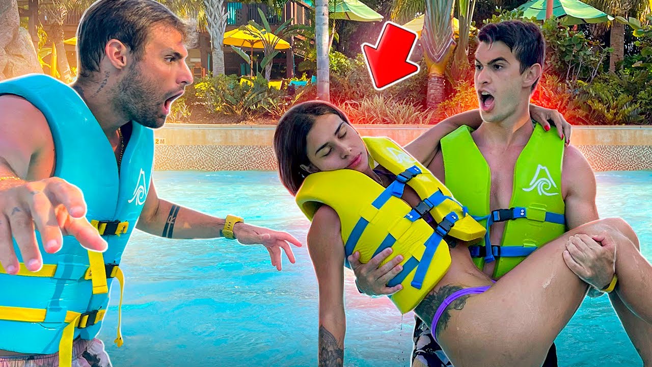 A NAMORADA DO MEU IRMÃO SE AFOGOU NO MEIO DO VÍDEO!!
