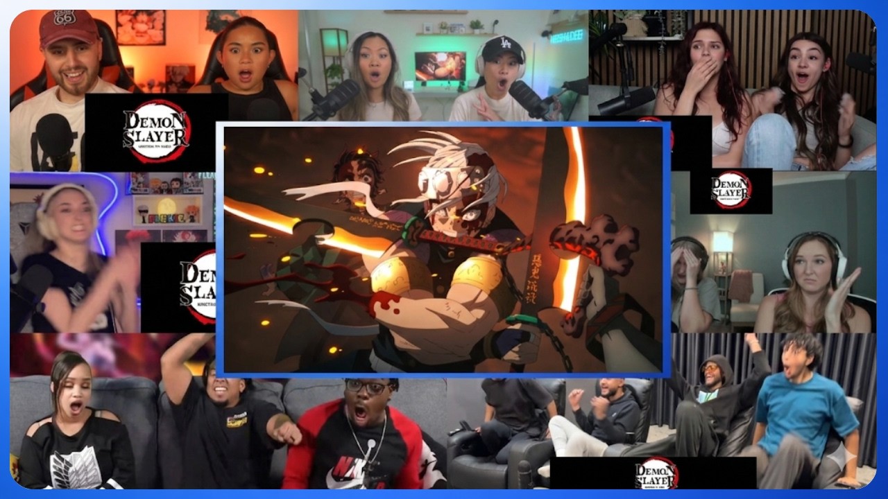 Tengen vs Gyutaro 🔥 | Demon Slayer S2 EP10/17 Reaction Mashup