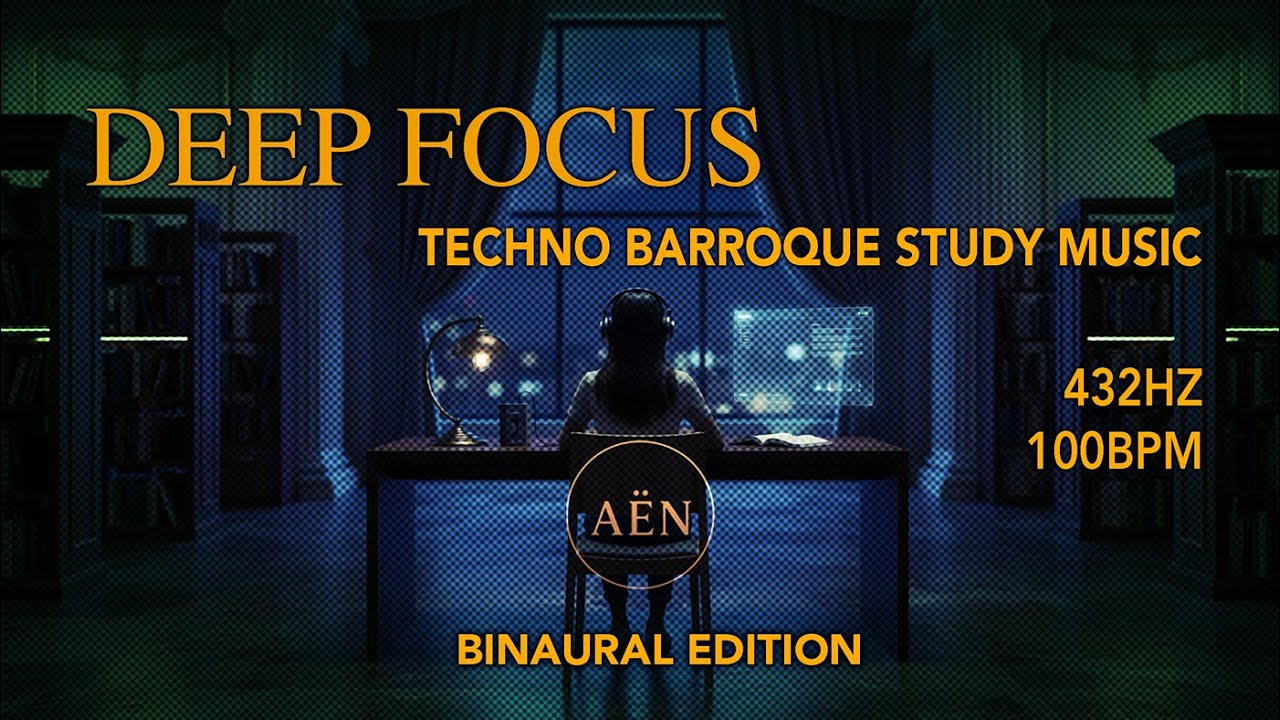 Baroque inspired Techno Session For Deep Concentration. AËN Soundscapes. 432Hz Tuned. 100BPM
