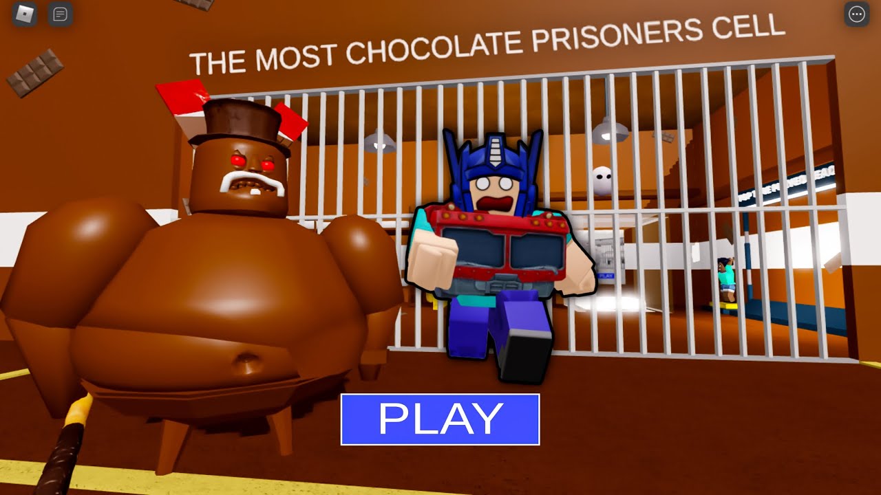 CHOCOLATE BARRY'S PRISON RUN! OBBY GAMEPLAY #Roblox 