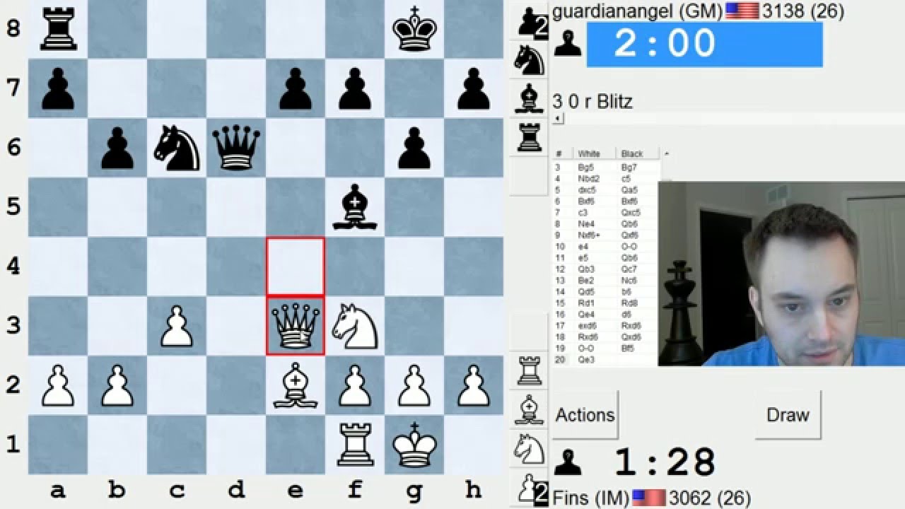 Blitz Chess Match vs. GM guardianangel