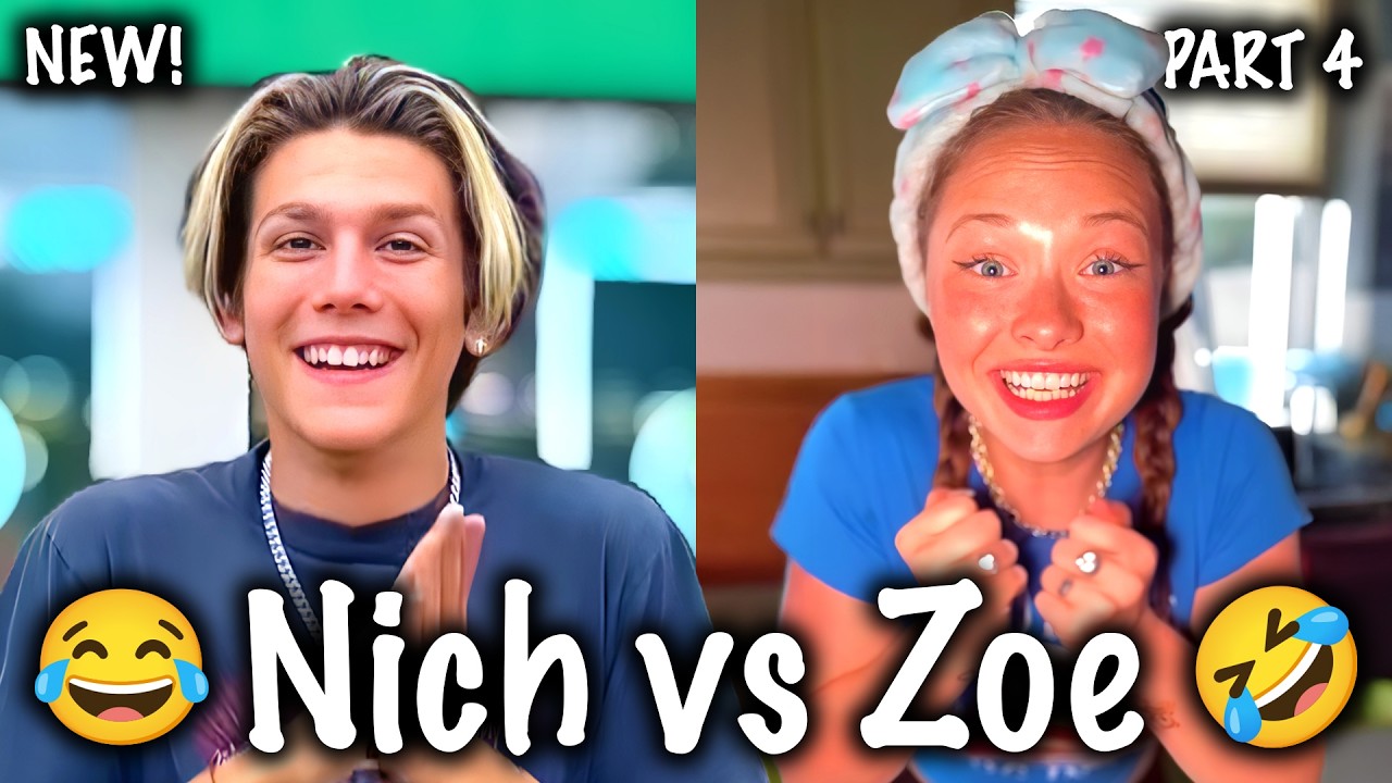NICHLMAO vs ZOE COLLETTI Most Viewed Funny TikTok Shorts 4