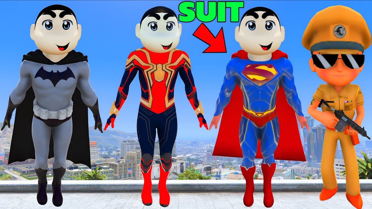 Little Singham Stealing Every Shinchan Suit In Gta 5 | Gta 5 Gameplay