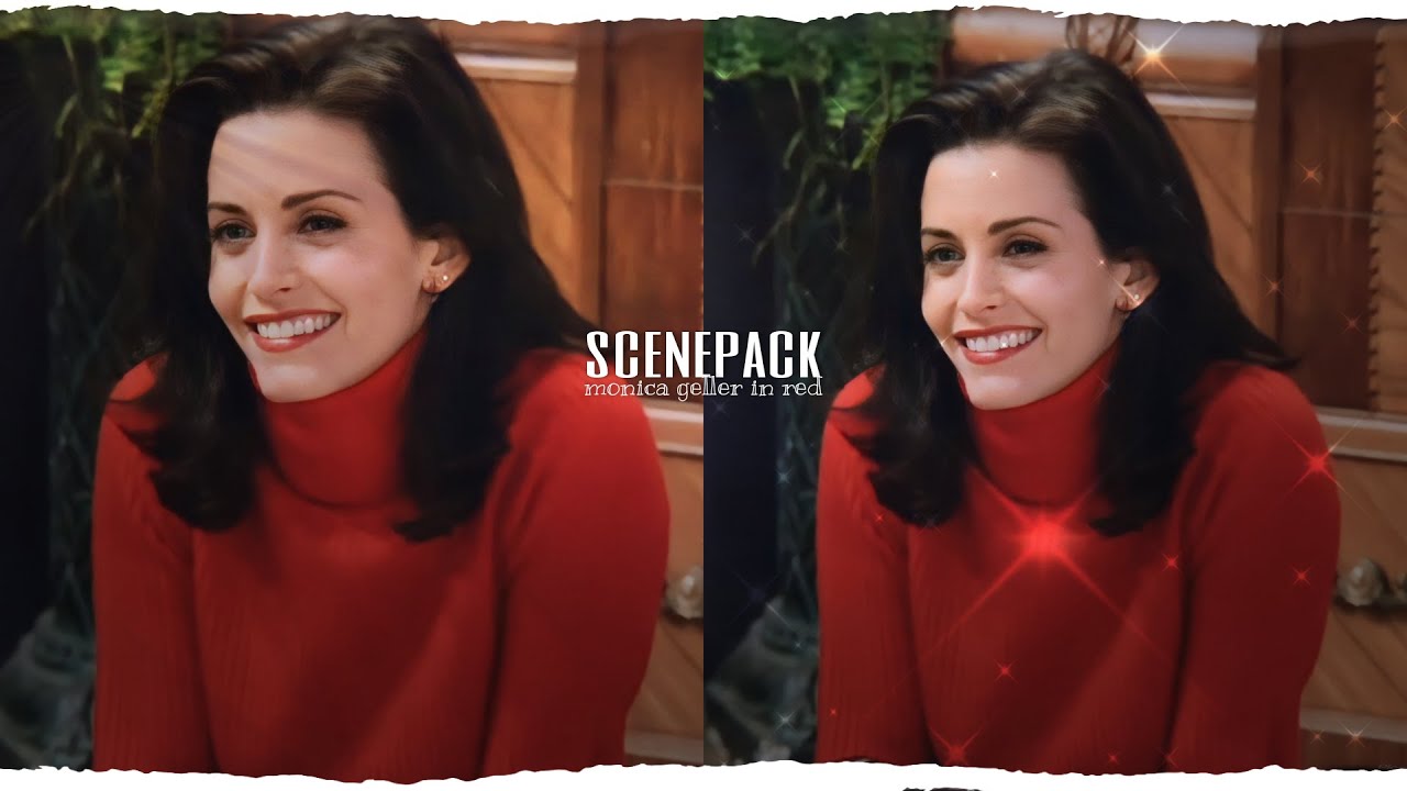scenepack | monica geller in red [+ mega link]