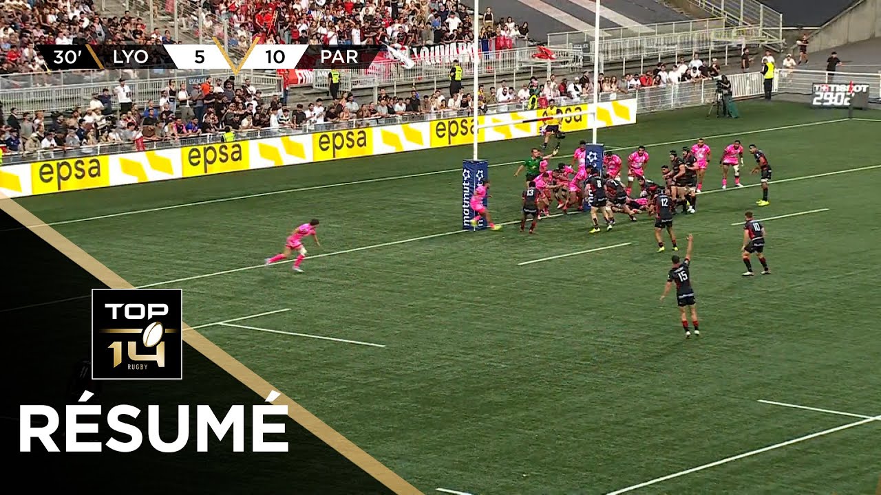 TOP 14 Saison 2025-2026 J03 - R&eacute;sum&eacute; LOU Rugby - Stade Fran&ccedil;ais Paris