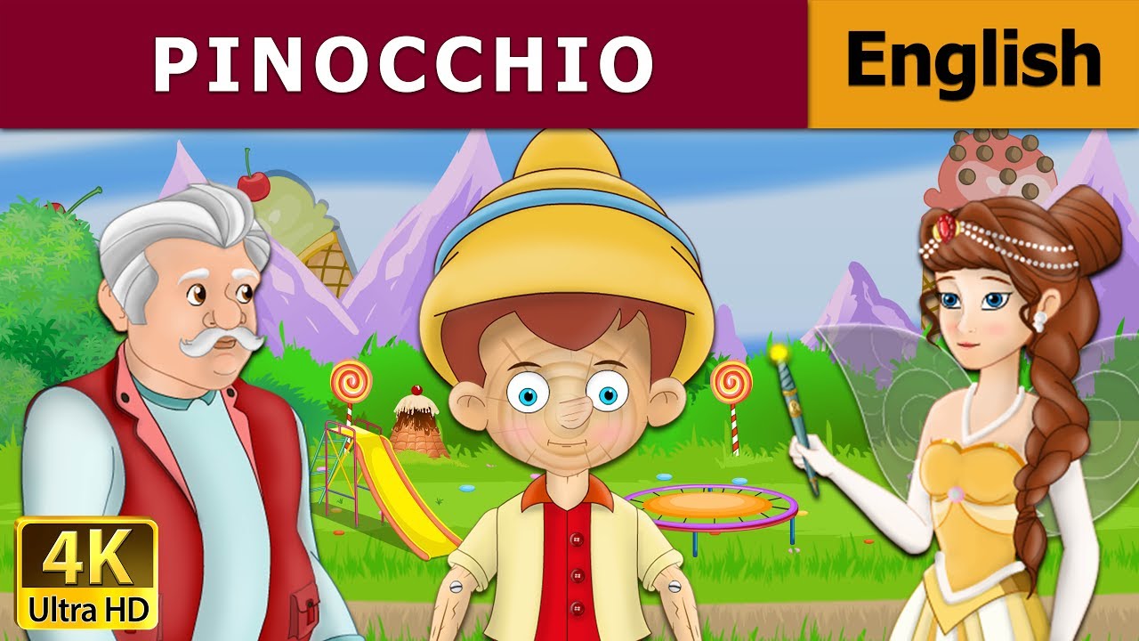 Пиноккио на английском языке | Истории для подростков | @EnglishFairyTales