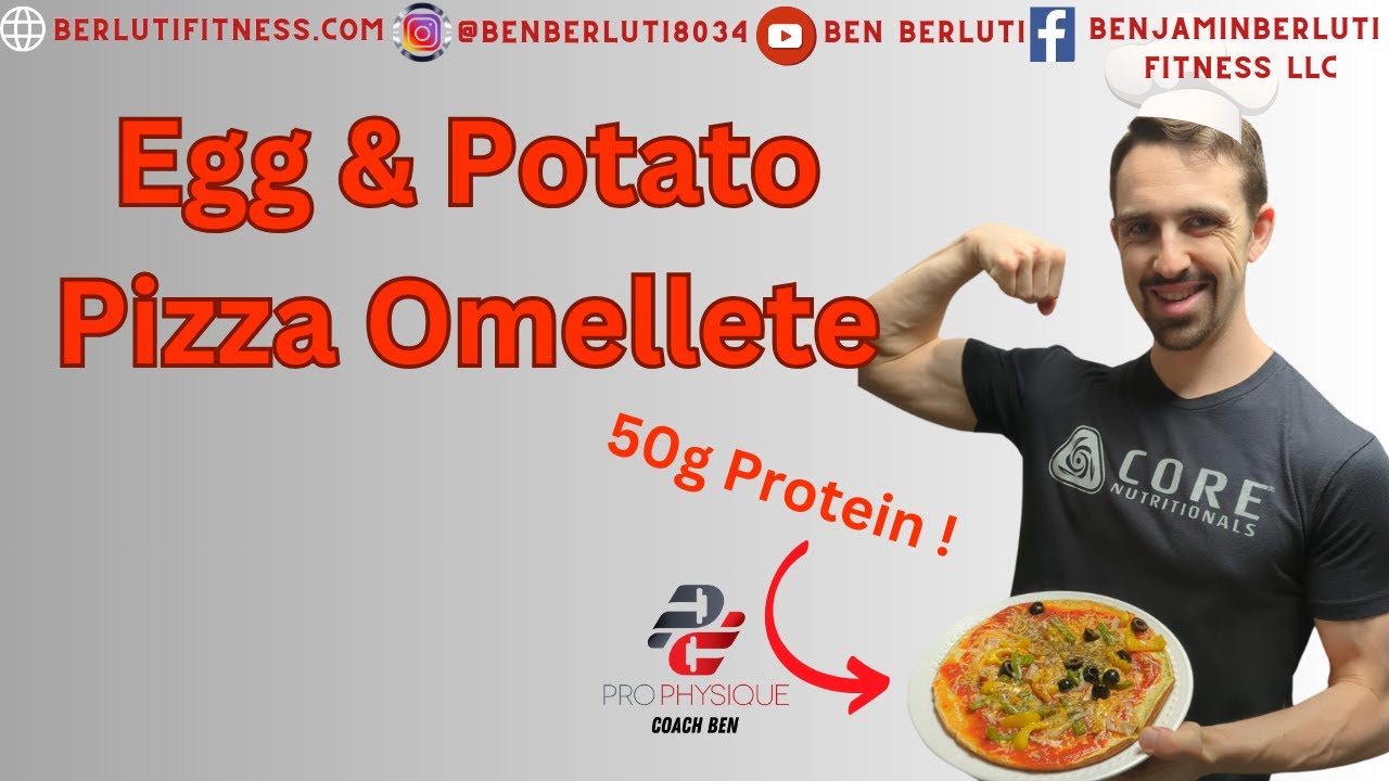 The Potato-Pizza Omellet *High-Protein Breakfast*