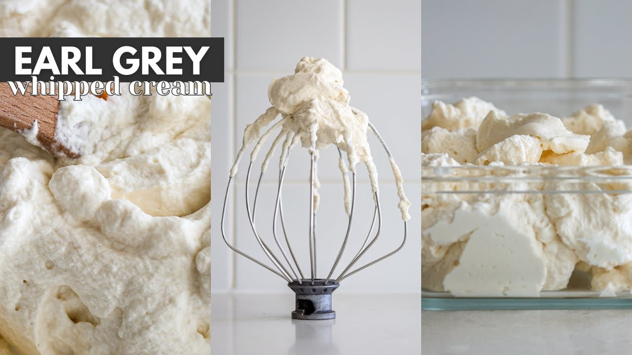 Easy Earl Grey Whipped Cream Recipe | Fragrant and Delicate