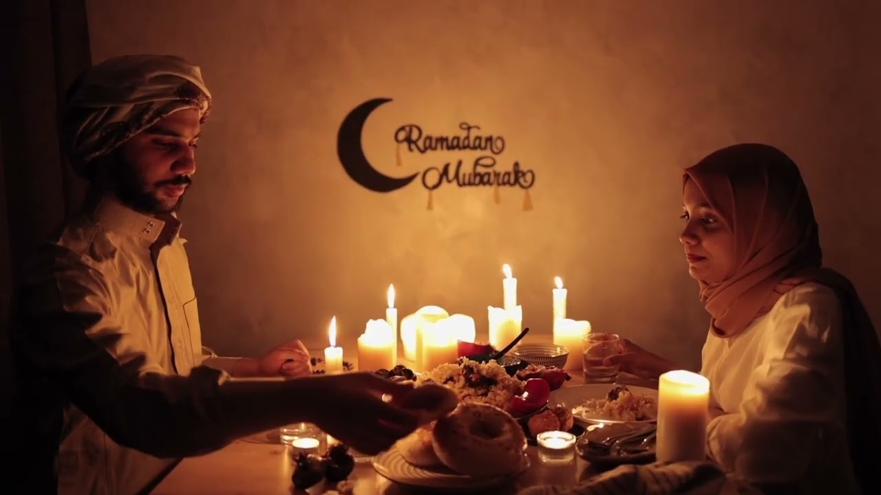 Peaceful Ramadan Iftar Music 🌙 Family Dinner Ambience