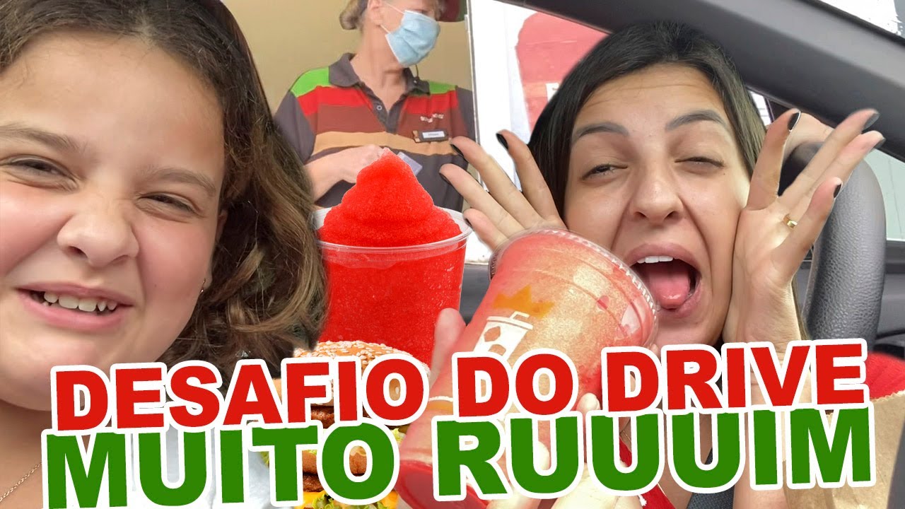 PEDINDO TUDO QUE A PESSOA DA FRENTE PEDIU NO DRIVE THRU - SERÁ QUE DEU RUIM !