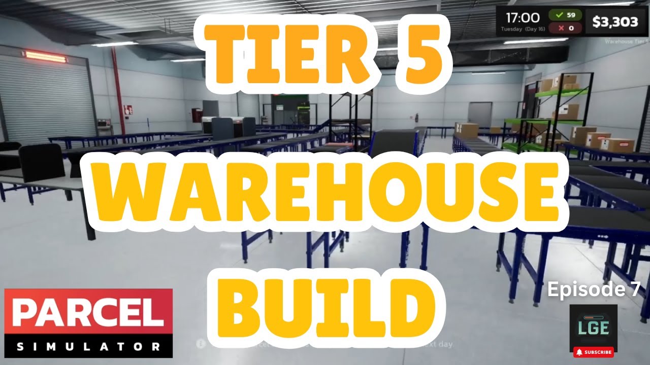 Ep. 7 – Tier 5 Factory Build! Full Automation Setup (Parcel Simulator)