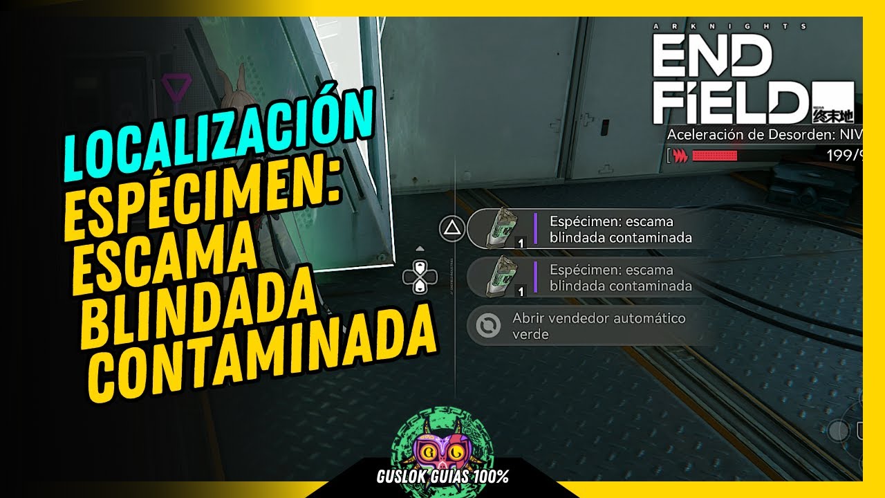 Ubicaci&oacute;n Espec&iacute;men: Escama Blindada Contaminada &ndash; Arknights Endfield 💯 Gu&iacute;a 100% 🏆