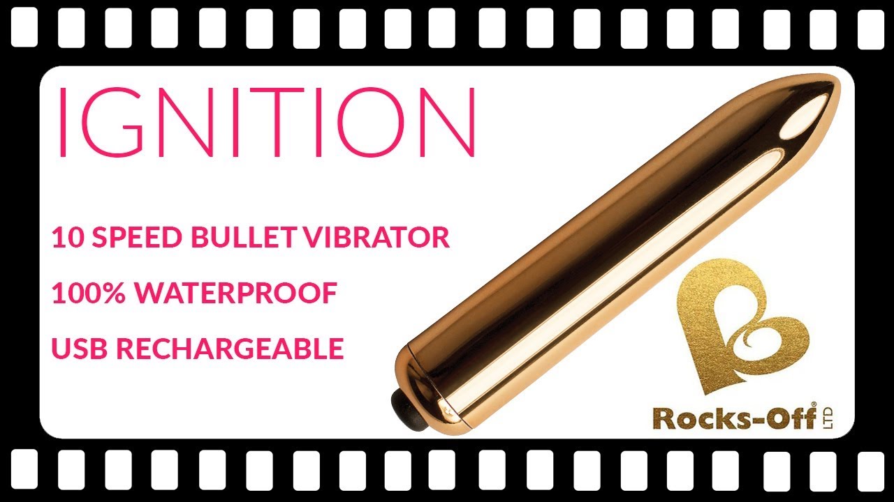 Rocks Off 85mm Gold Ignition 10 Speed Bullet Vibrator