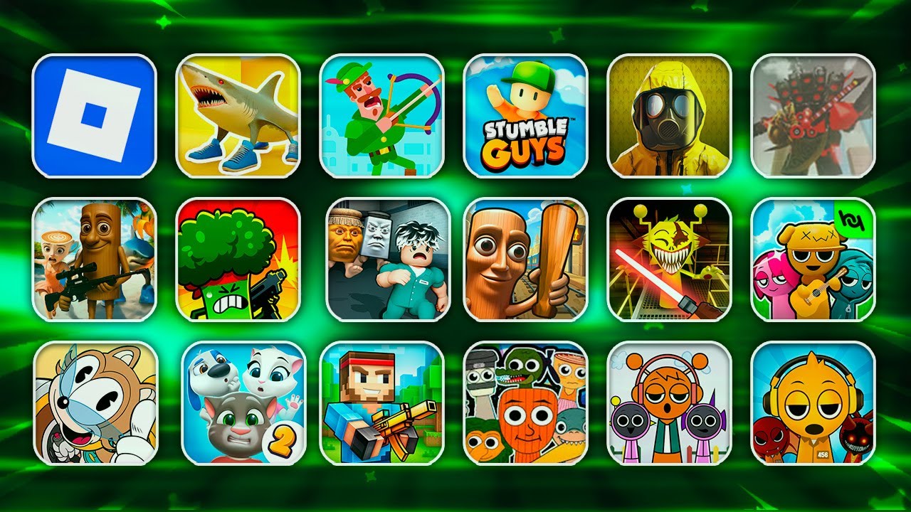 Roblox, Poppy Playtime, Angry Birds, Spider Fighter, Minecraft & Among Us – Viral Mobile Games 2025!