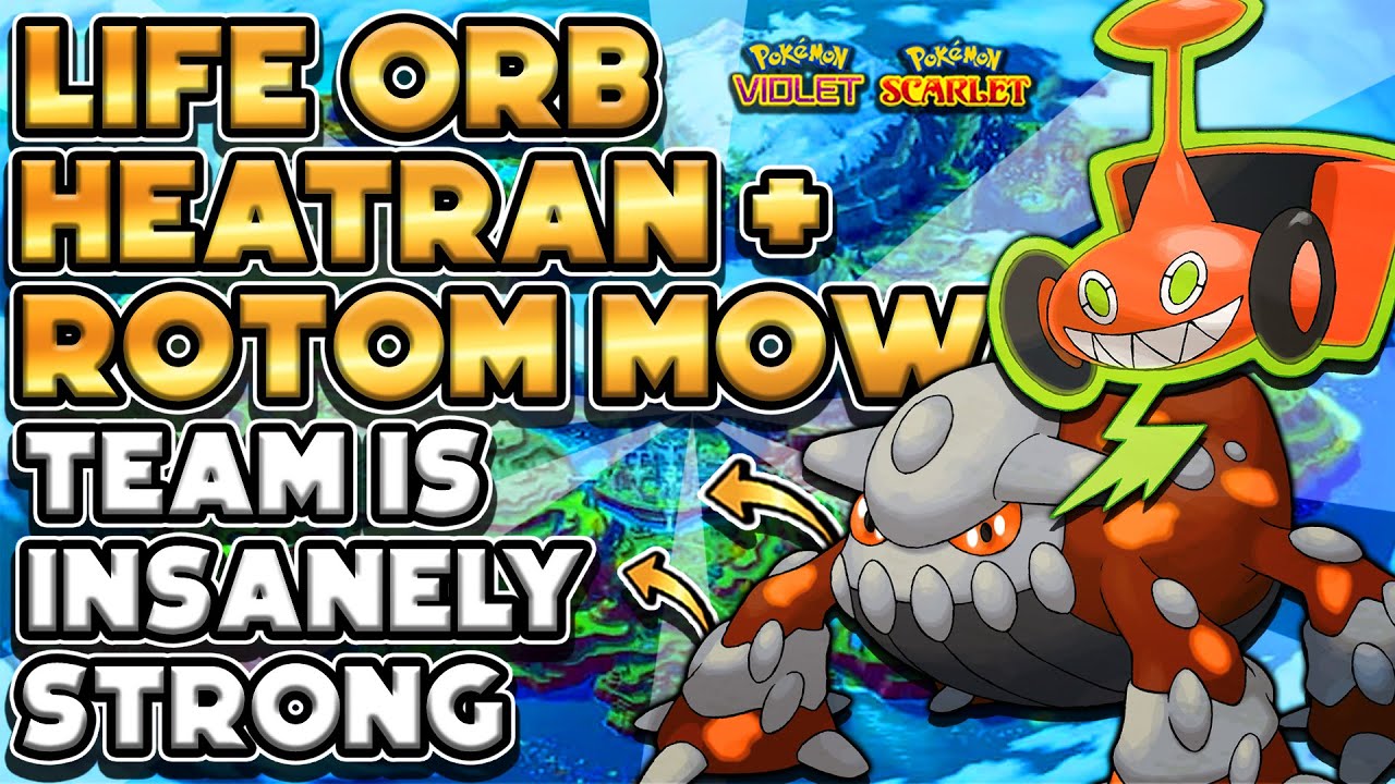 LIFE ORB HEATRAN I ROTOM MOW są niesamowicie silni! - Pok&eacute;mon Scarlet i Violet - Podw&oacute;jne bitwy r...