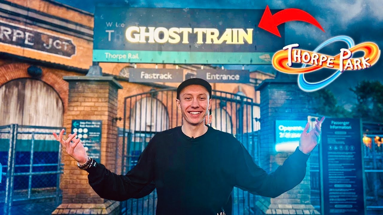 GHOST TRAIN at THORPE PARK OPENS!