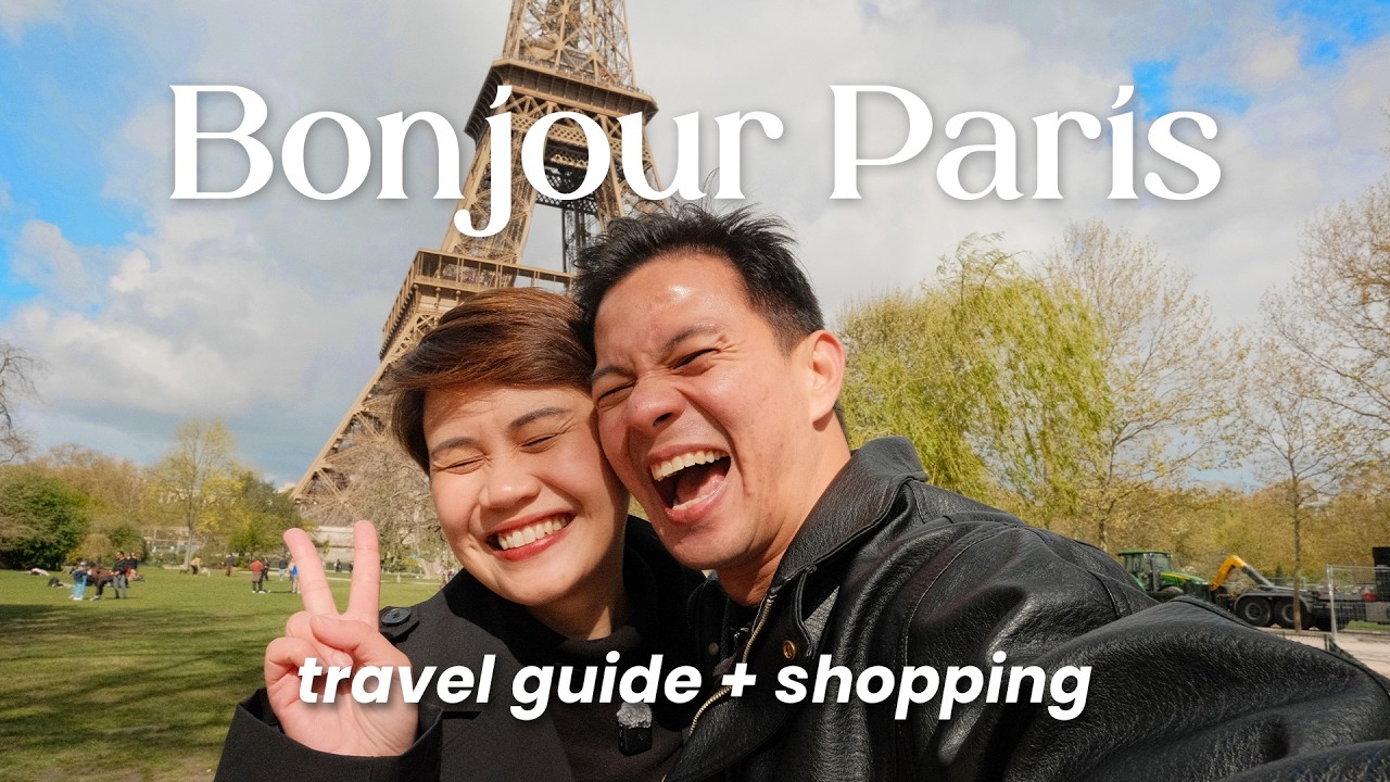 Paris France Vlog: Travel guide for first timers in the city of love ❤️