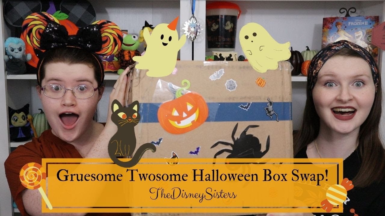 The Twins' Gruesome Twosome Halloween Swap - Disney Halloween Box Swap - TheDisneySisters