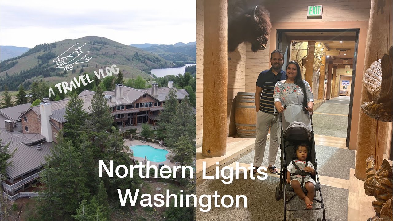 Northern lights from Washington| sun mountain lodge| Winthrop @hoothaattravellers