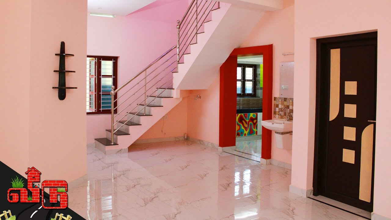 3.6 சென்ட்டில் 2000sqftல் அழகான 3BHK வீடு 2020 | Beautiful Double Story House @ 2000sqfts | Veedu 68
