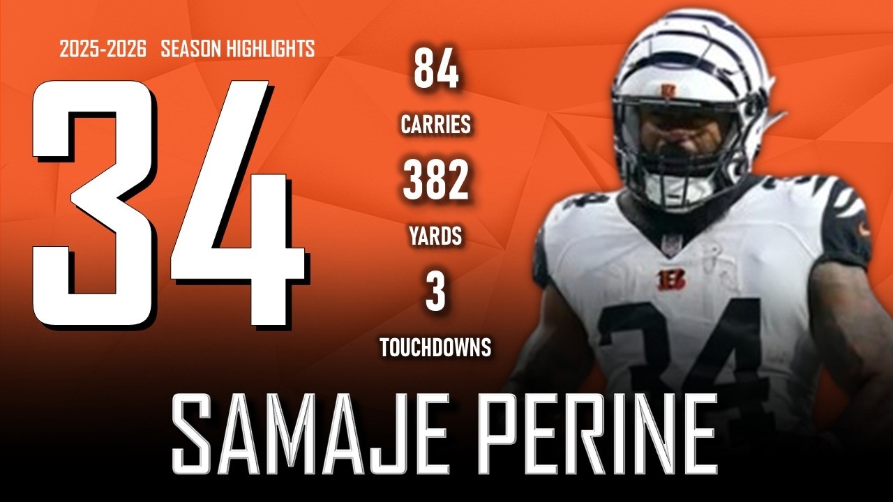 Samaje Perine || 2025-2026 Cincinnati Bengals Highlights