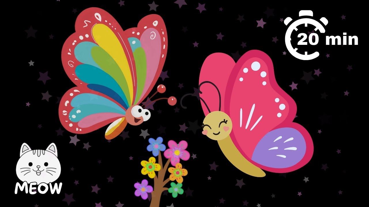 Butterfly and Flower Garden Adventure 🦋 Baby Sensory Video